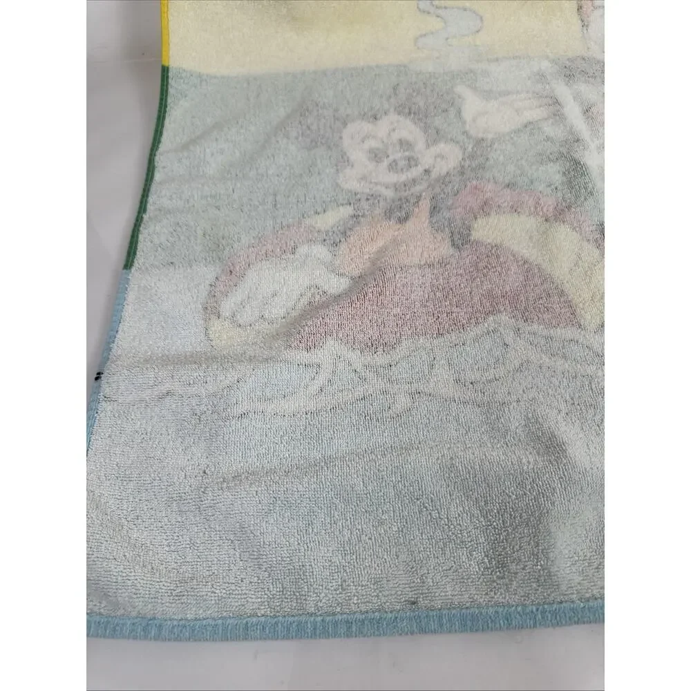 Vintage Disney Mickey Mouse Surfing 100 Cotton Beach Towel